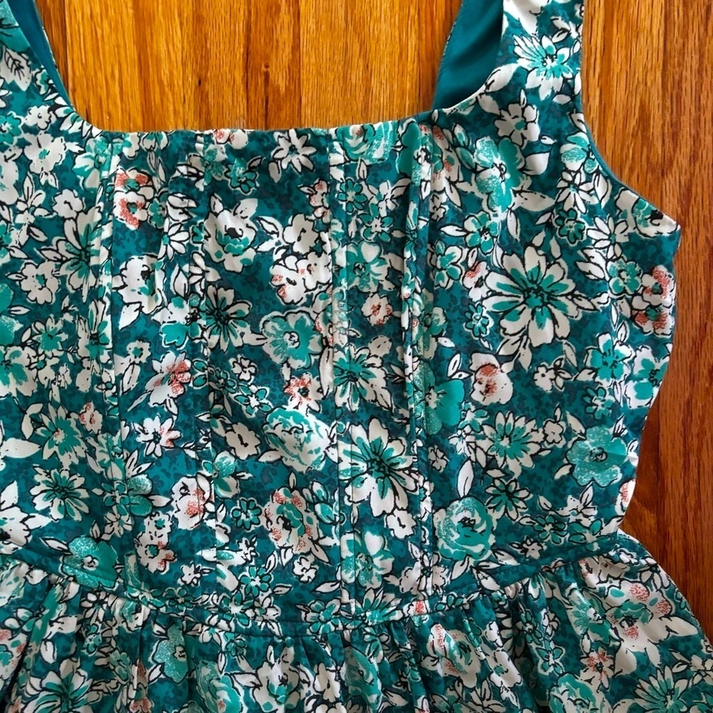Band of the Free Floral Mini Dress Women’s Sz Medium Romantic Coquette Boho - Picture 3 of 3
